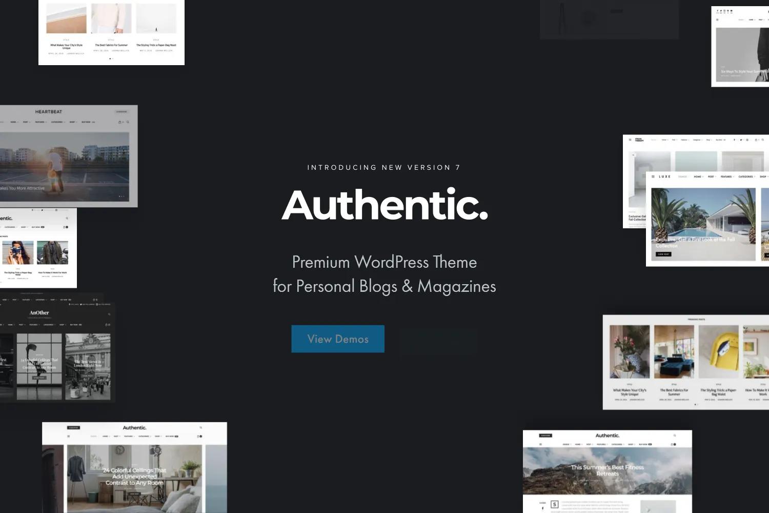 Authentic - Lifestyle Blog & Magazine WordPress Theme