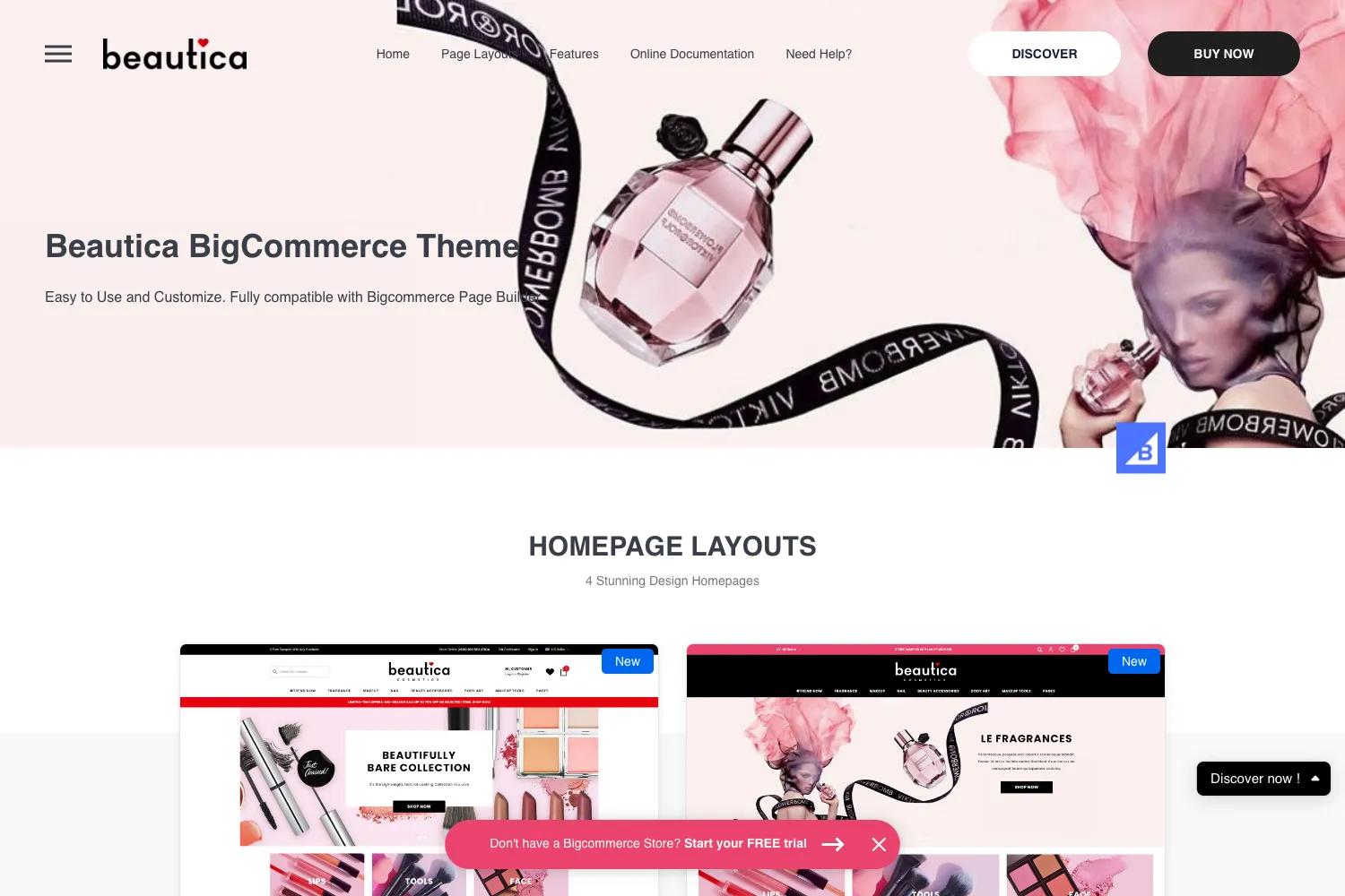 Beautica - Responsive Multipurpose BigCommerce Stencil Theme