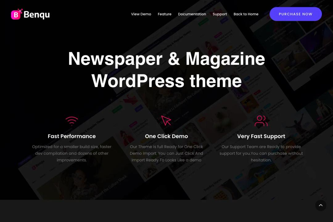 Benqu - News Magazine WordPress Theme