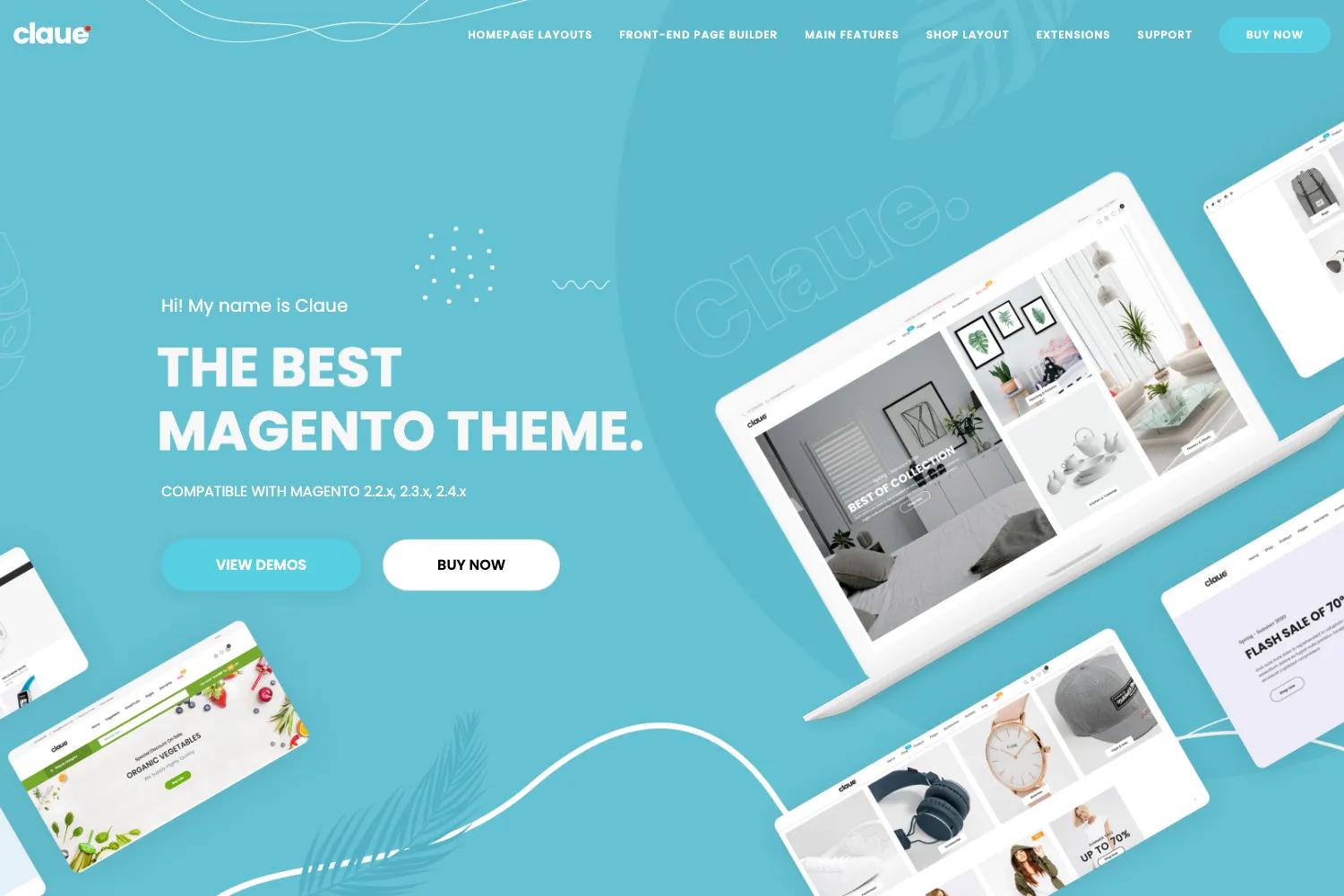 Claue - Clean and Minimal Magento Theme