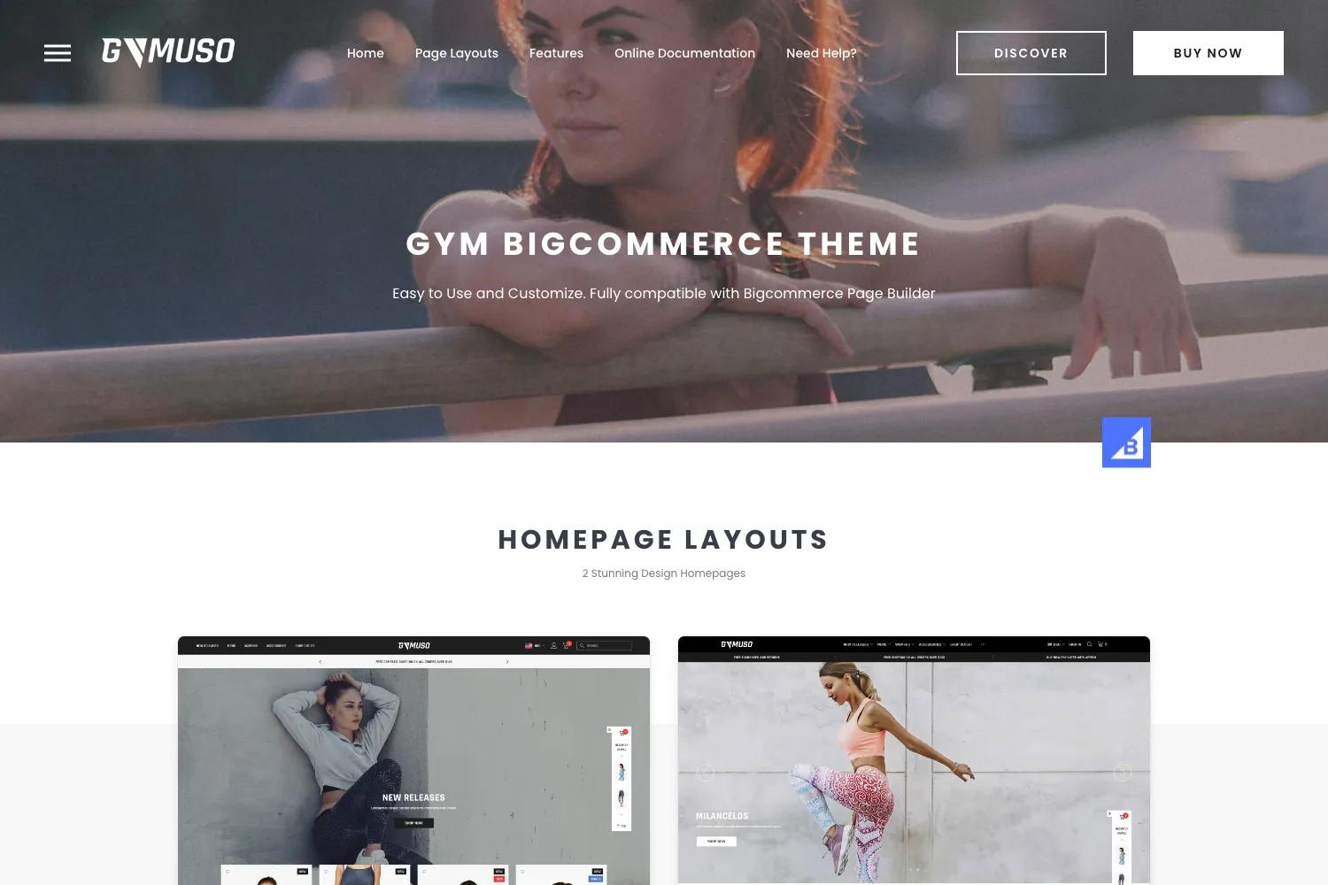 Gymuso - Sport Apparel BigCommerce Stencil Theme