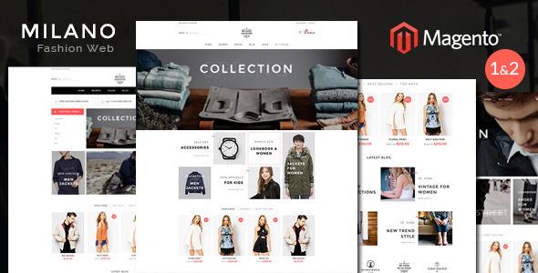 Milano Fashion Responsive Magento Theme | RTL supported