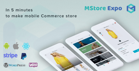 Mstore Expo - Complete React Native template for WooCommerce