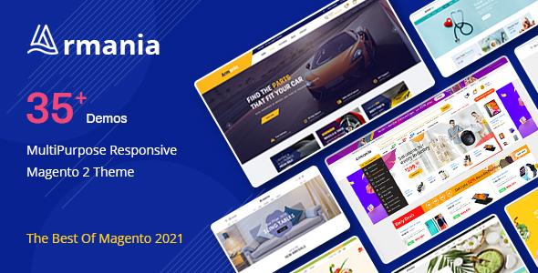 Armania - MultiPurpose Responsive Magento 2  / Adobe Commerce Theme