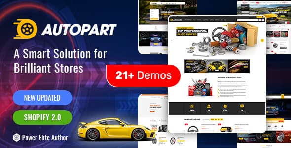 AutoParts – The Auto Parts, Tools, Equipments and Accessories Store Shopify Theme with Sections