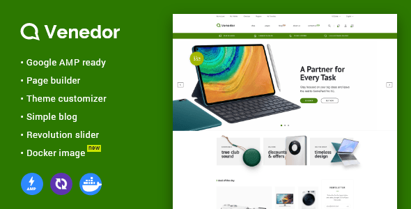 Venedor - Prestashop AMP Theme