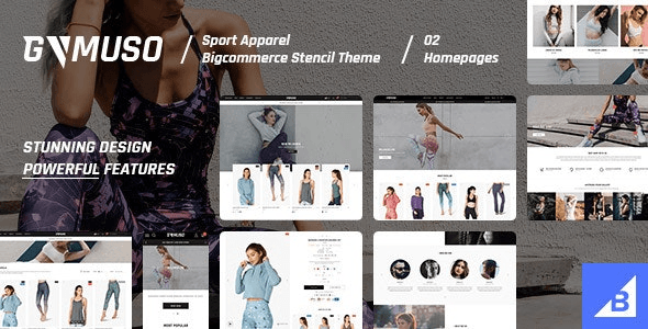 Gymuso - Sport Apparel BigCommerce Stencil Theme