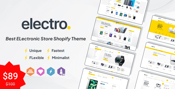 Electro Electronics Store Shopify Theme