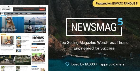 Newsmag - Newspaper & Magazine WordPress Theme