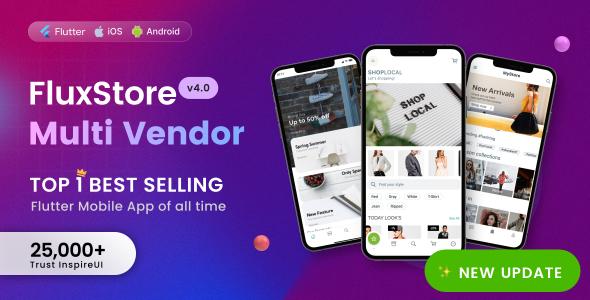 Fluxstore Multi Vendor - Flutter E-commerce Full App