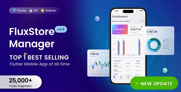 FluxStore Manager - Vendor and Admin Flutter App for Woocommerce