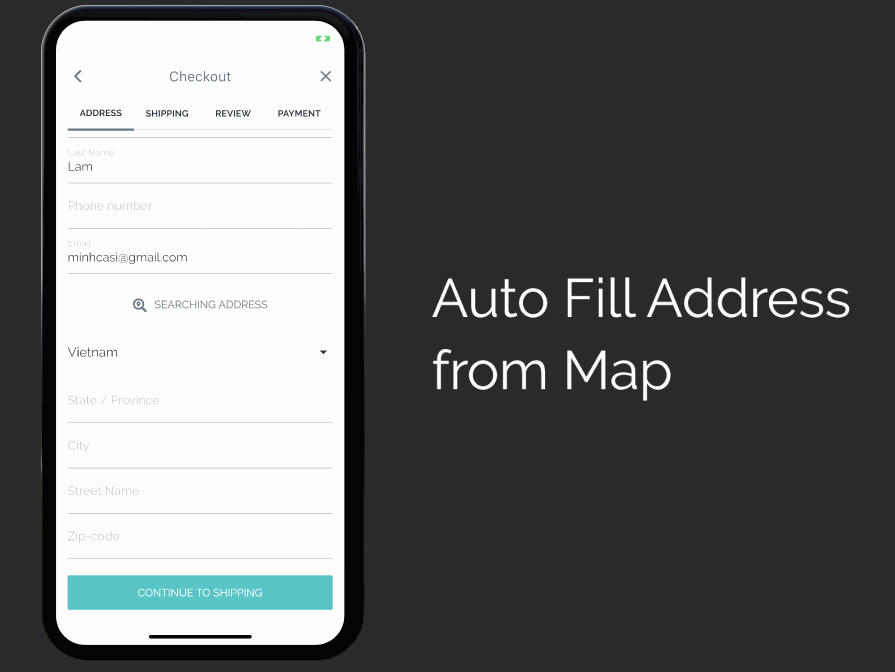 Address Map Picker