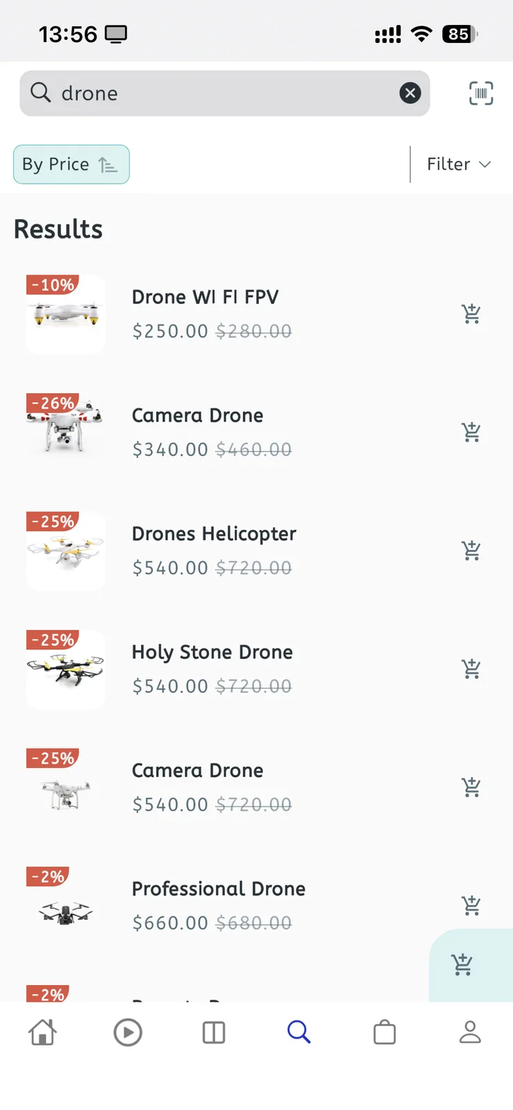 Fluxstore Multi Vendor - Flutter E-commerce Full App - Search filters
