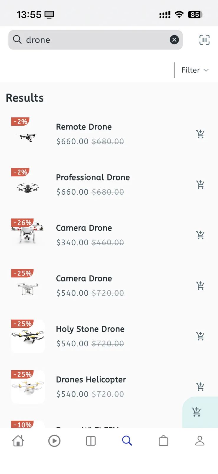 Fluxstore Multi Vendor - Flutter E-commerce Full App - Marketplace search