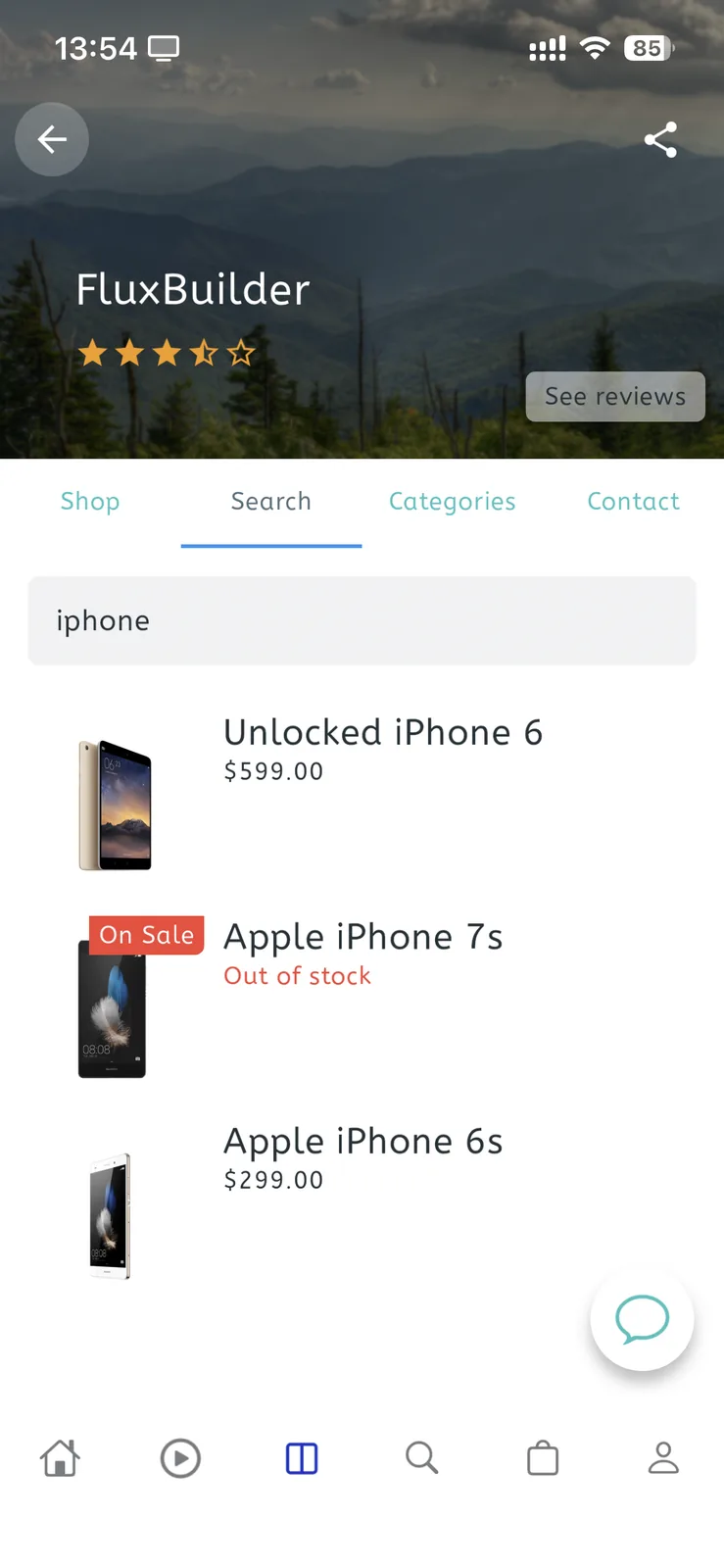 Fluxstore Multi Vendor - Flutter E-commerce Full App - Store product search