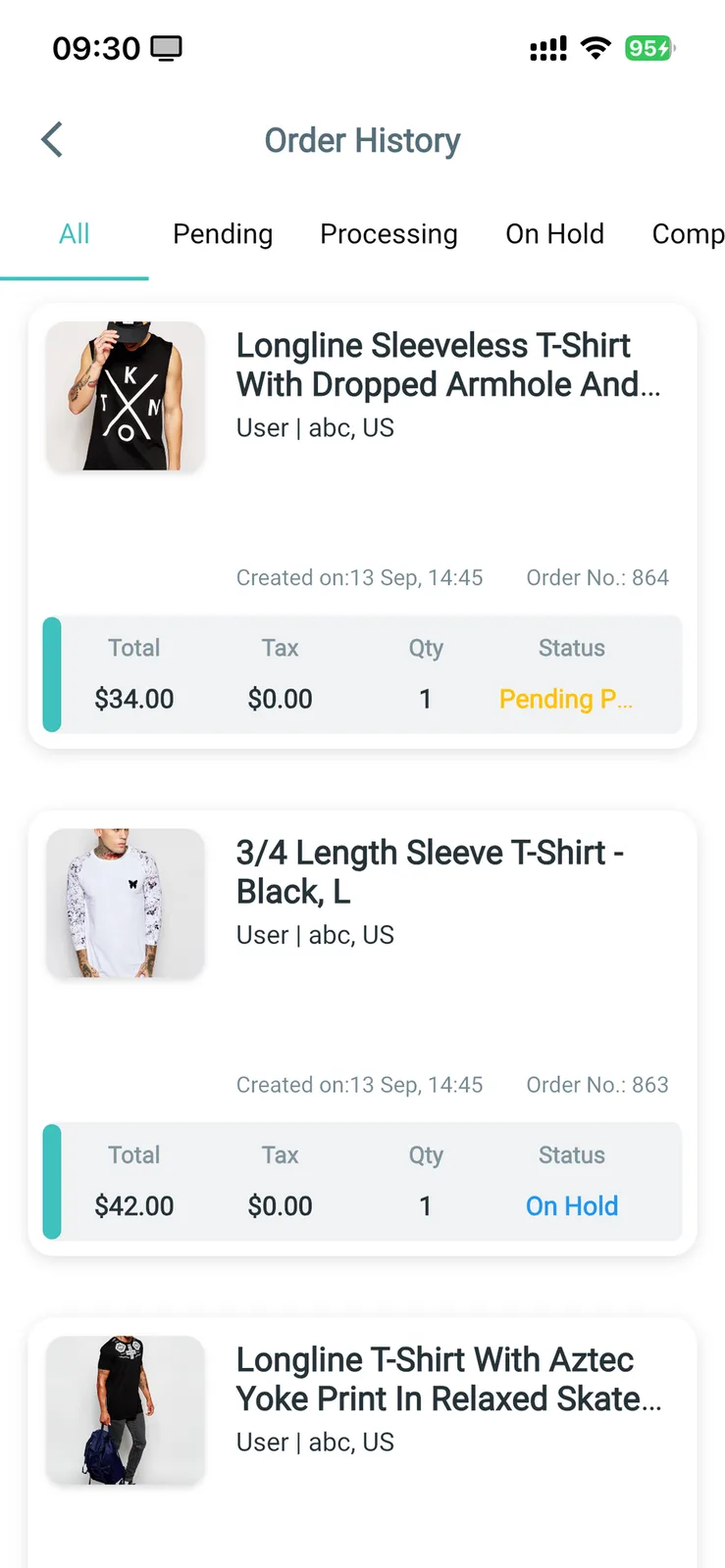 Fluxstore Pro - Flutter E-commerce Full App for Magento, Opencart, and Woocommerce — Order history