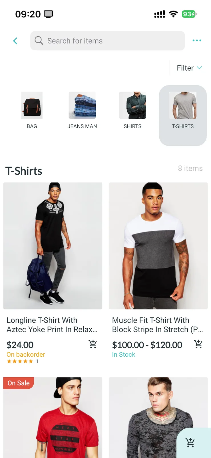 Fluxstore Pro - Flutter E-commerce Full App for Magento, Opencart, and Woocommerce — Category browsing