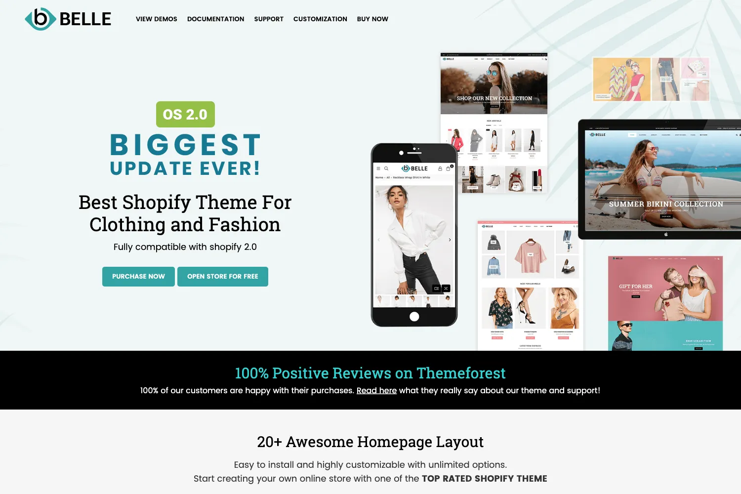 Belle - Clothing and Fashion Shopify Theme OS 2.0