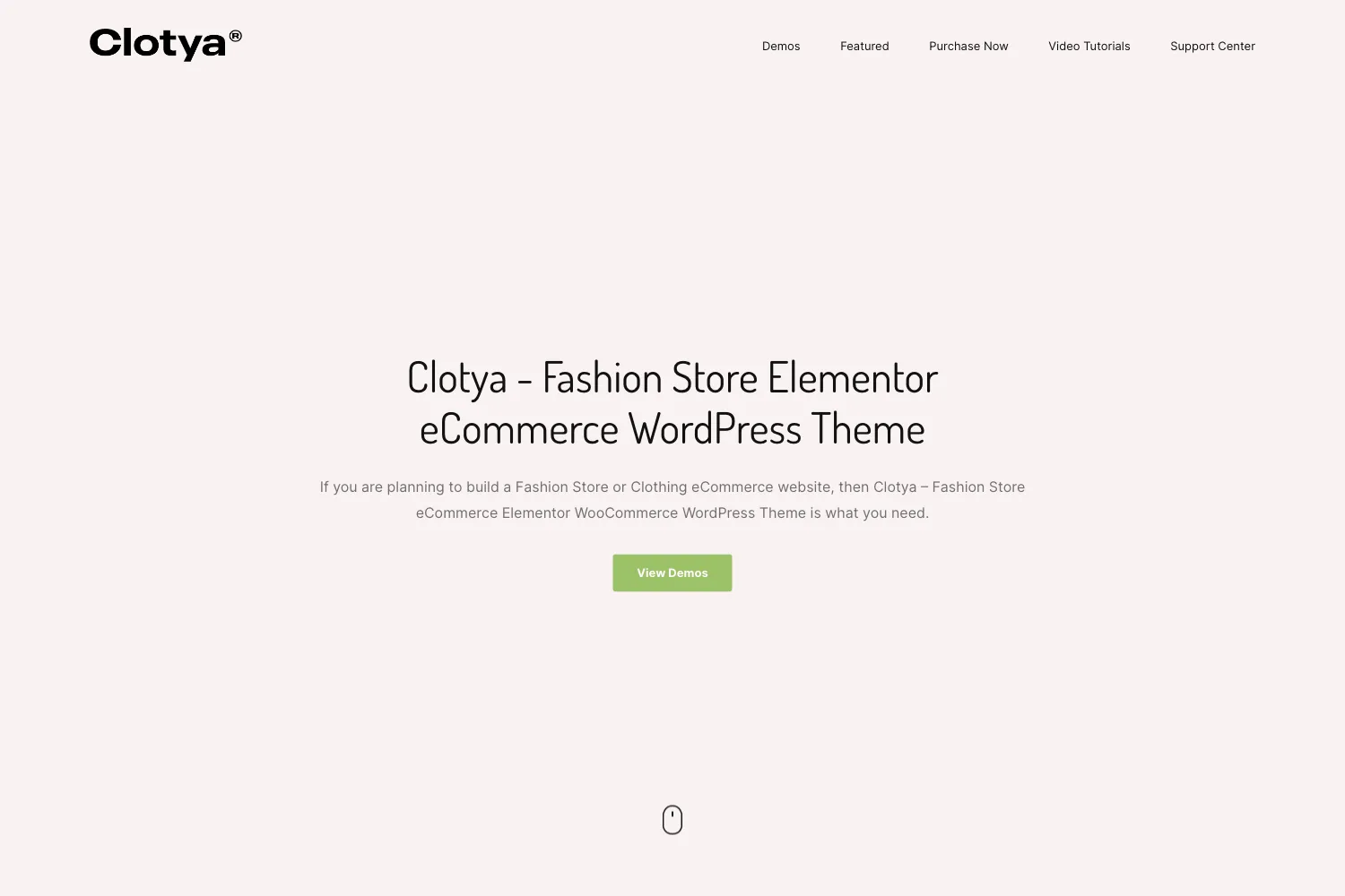 Clotya - Fashion Store eCommerce Theme