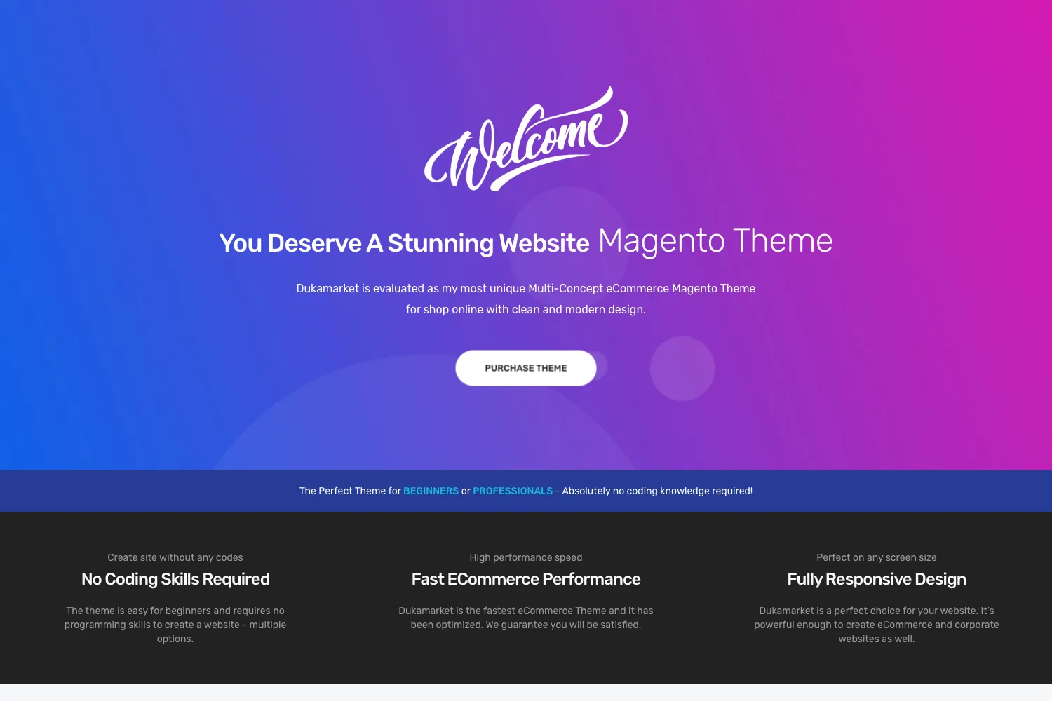 Dukamarket - Multipurpose Responsive Magento 2 / Adobe Commerce Theme
