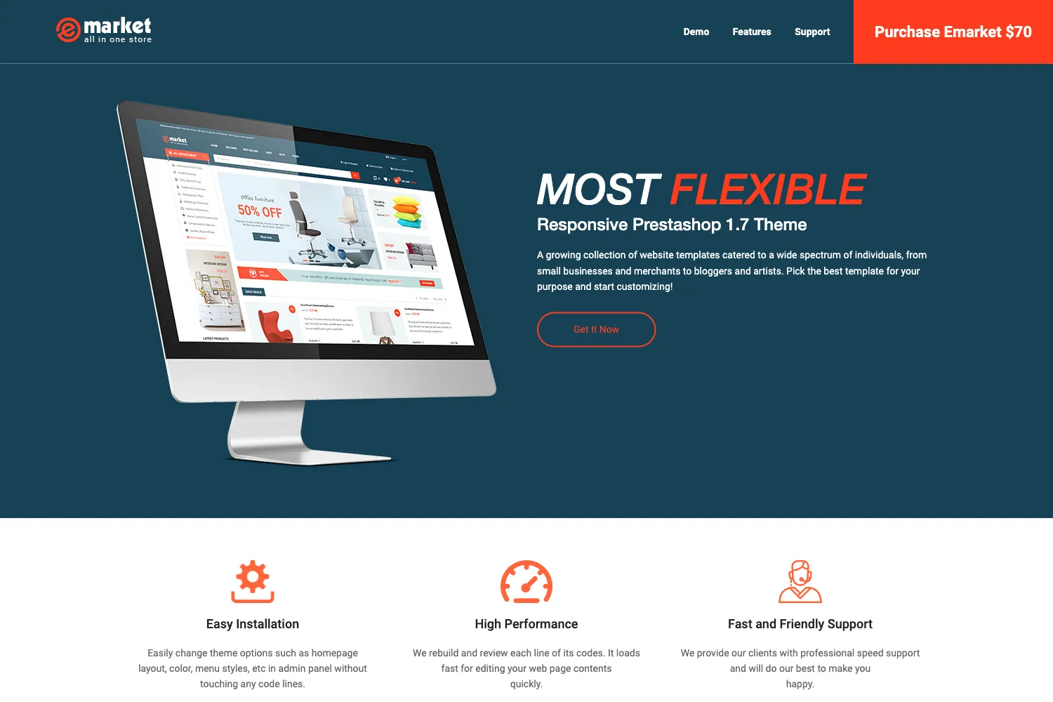 eMarket - Premium Responsive PrestaShop 1.7 Theme