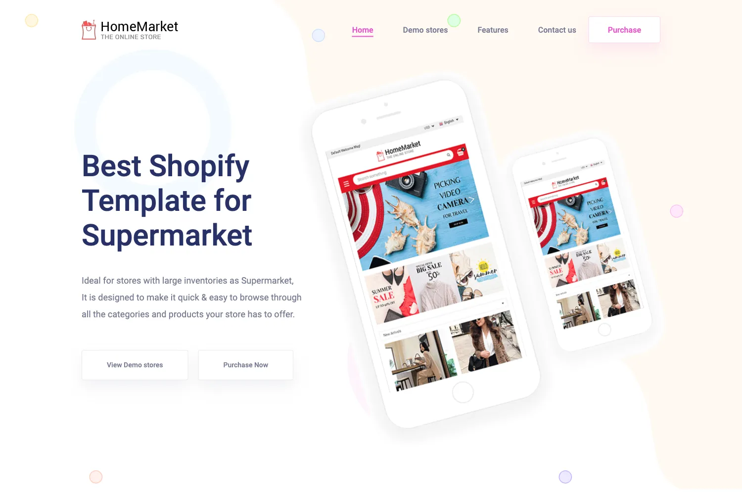 Home Market - Flexible Shopify Theme (Sections Ready)