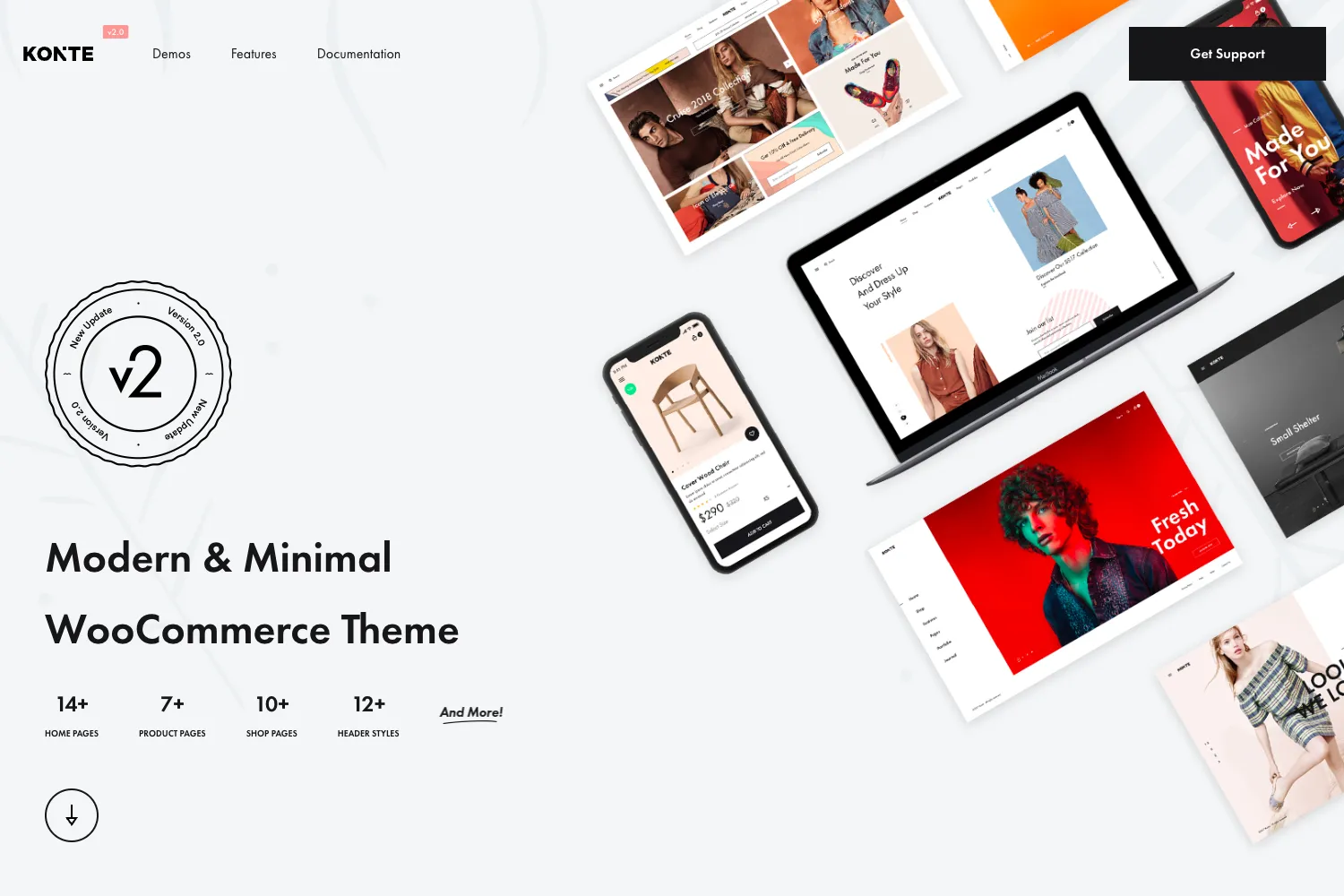 Konte - Minimal & Modern WooCommerce WordPress Theme