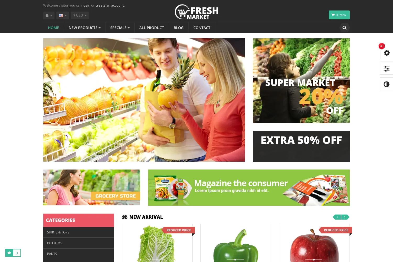 Leo Fresh Store - PrestaShop 1.7 Theme for Food & Restaurant