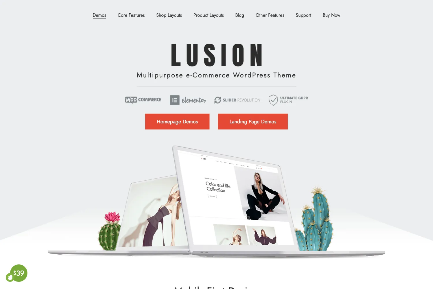 Lusion - Multipurpose eCommerce WordPress Theme