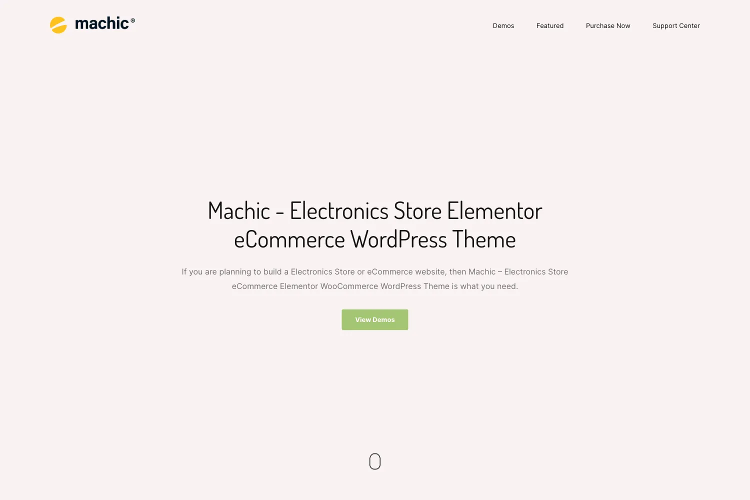 Machic - Electronics Store WooCommerce Theme