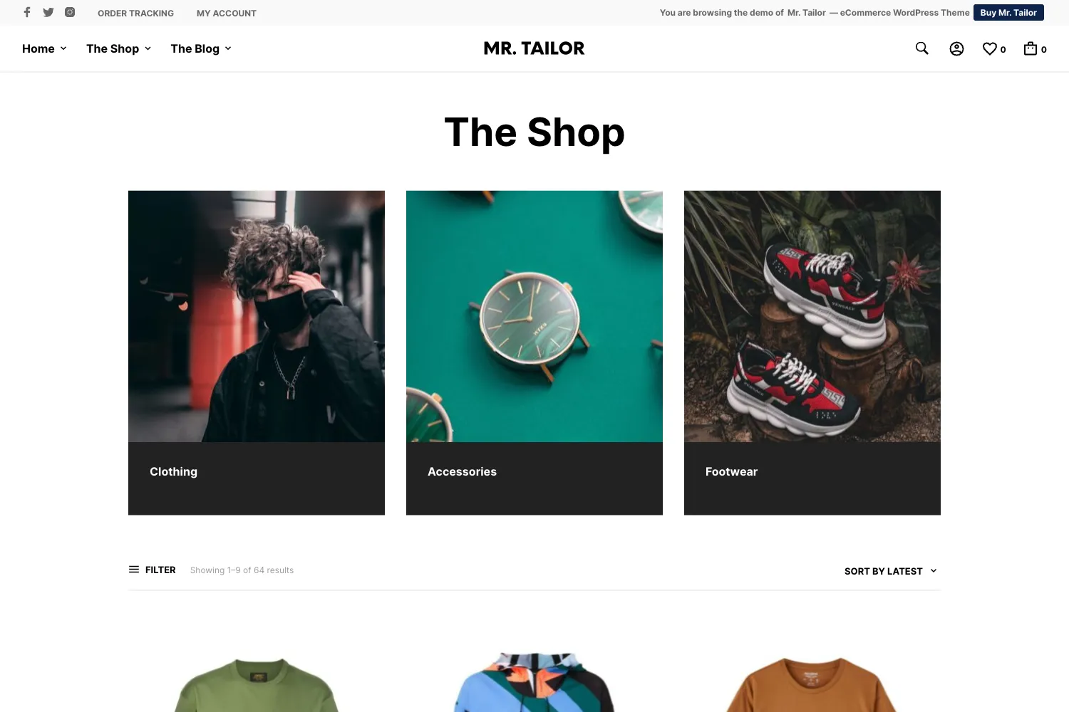 Mr. Tailor - eCommerce WordPress Theme for WooCommerce