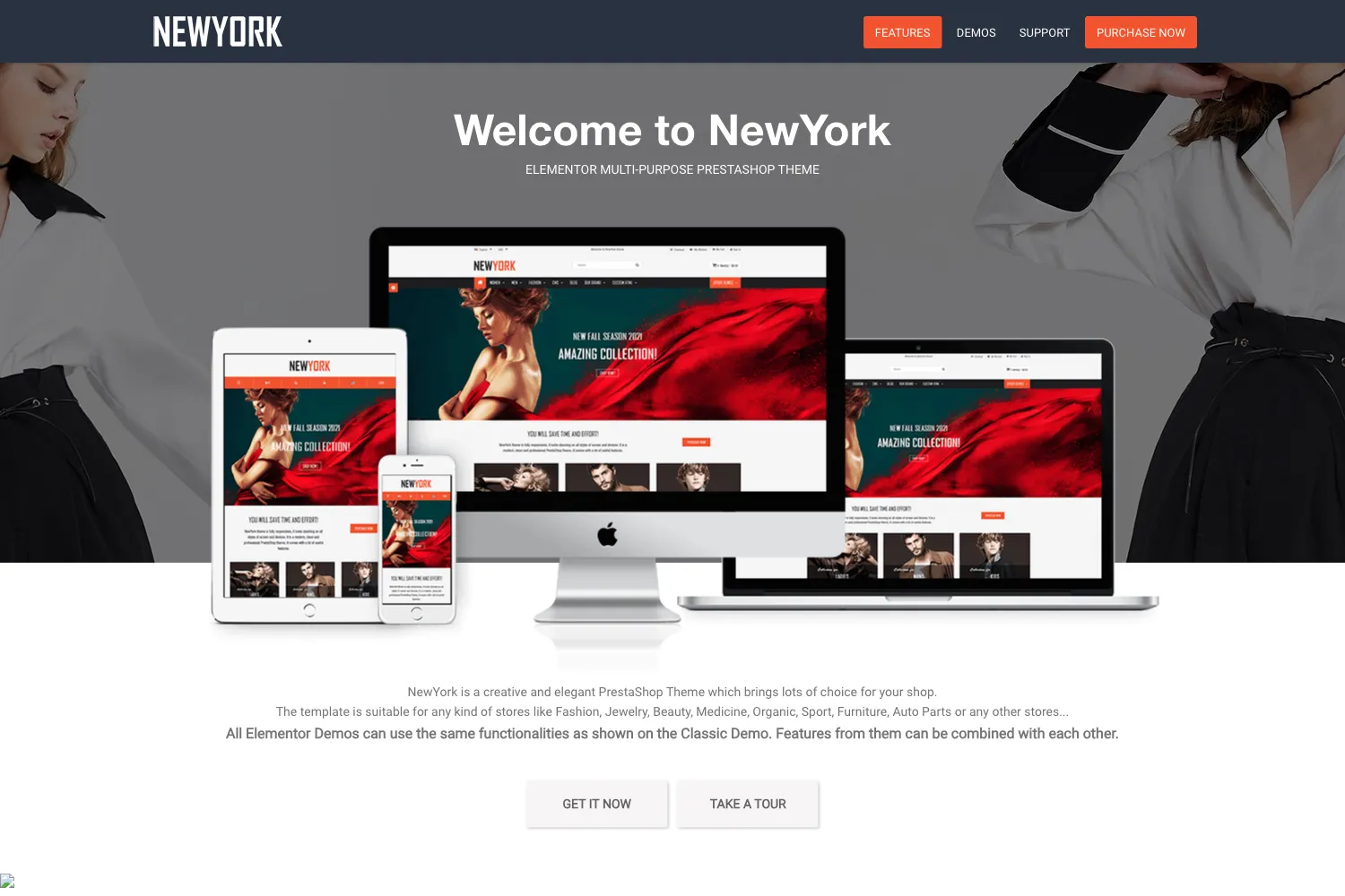 NewYork | Elementor Multi-Purpose PrestaShop Theme