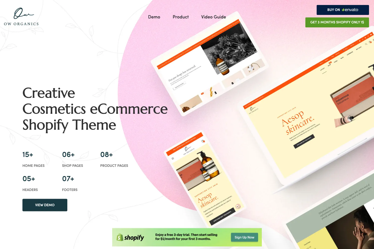 Oworganic - Multipurpose Sections Shopify Theme