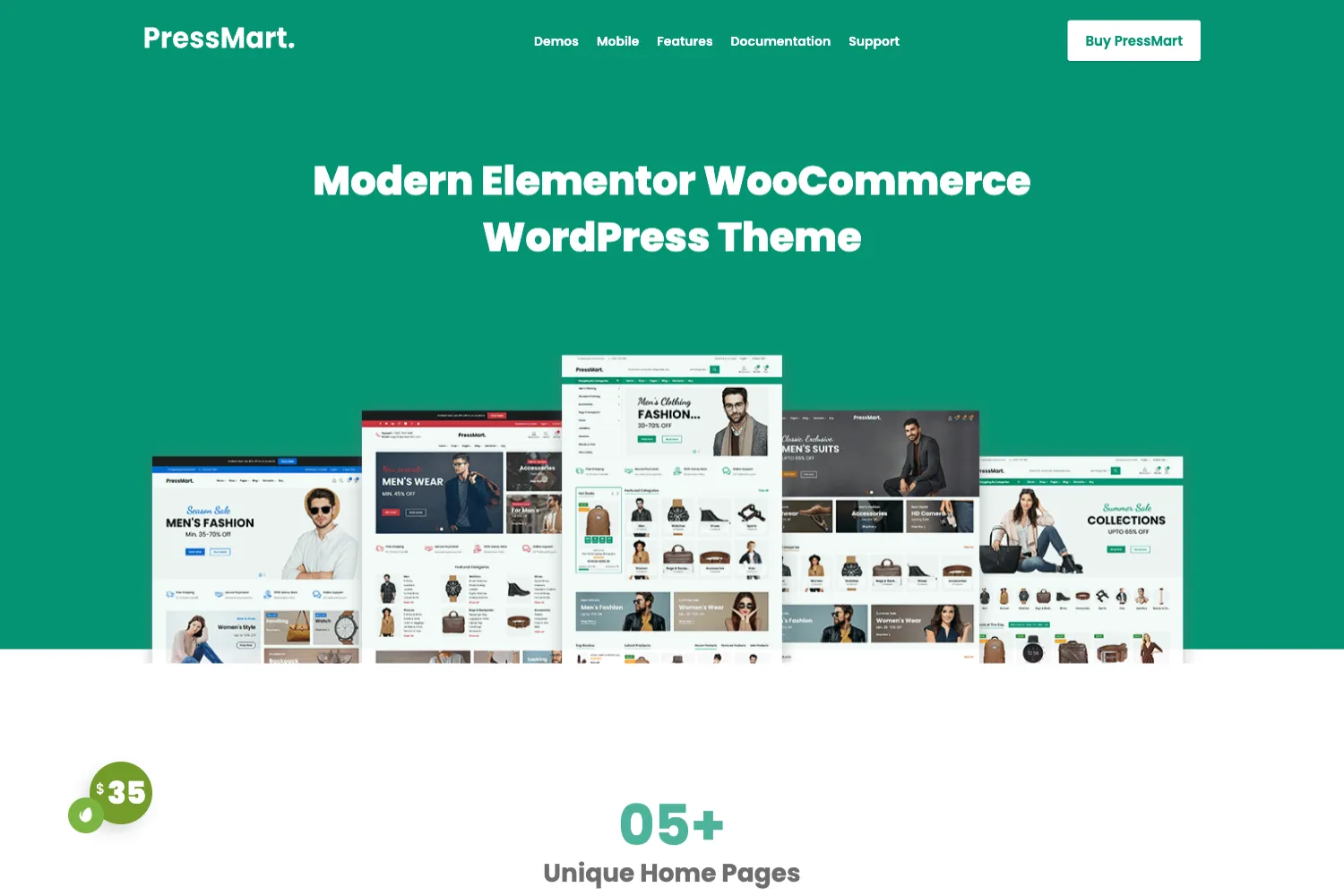 PressMart - Modern Elementor WooCommerce WordPress Theme