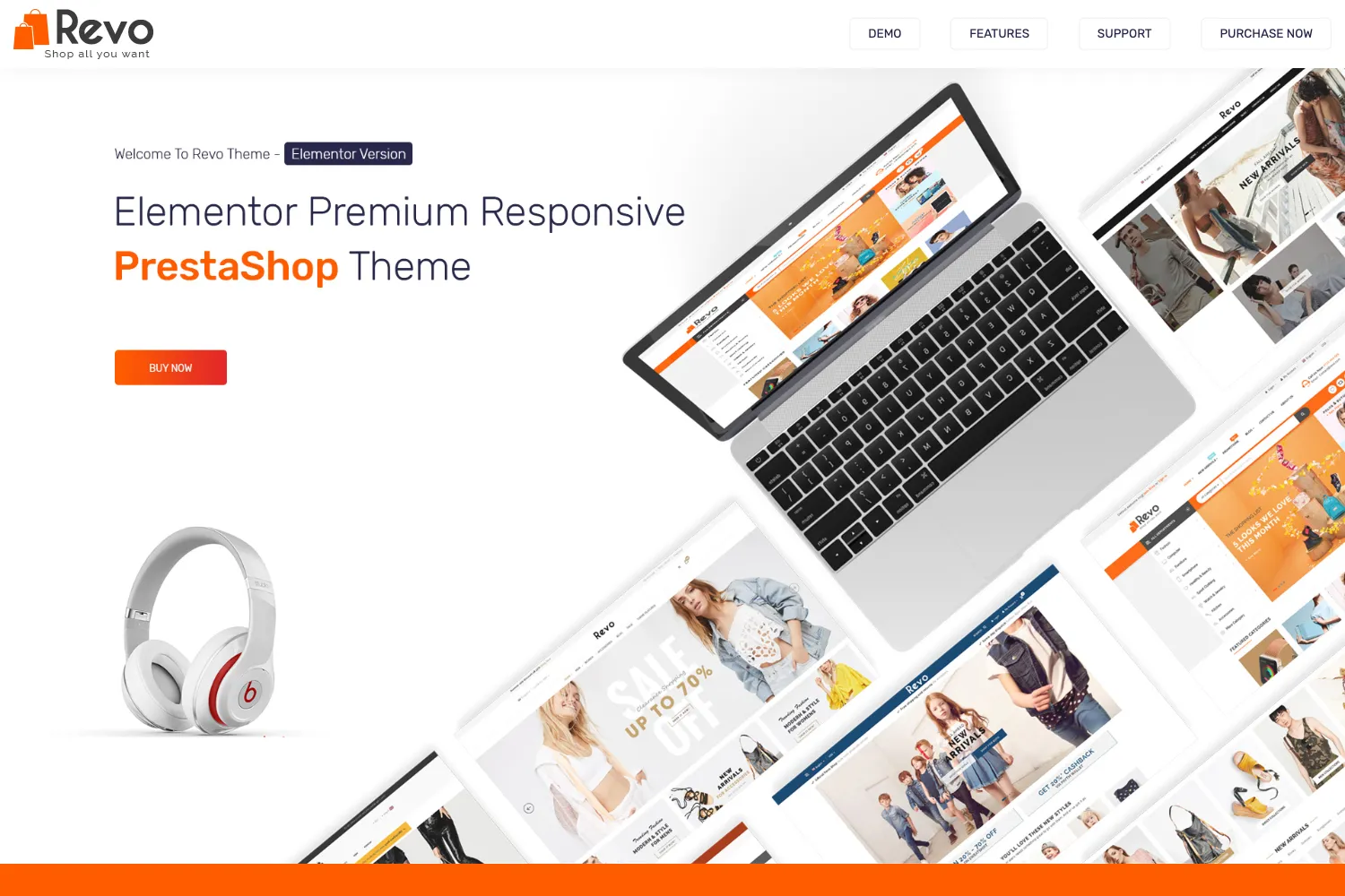 Revo - Elementor Premium Responsive PrestaShop Theme