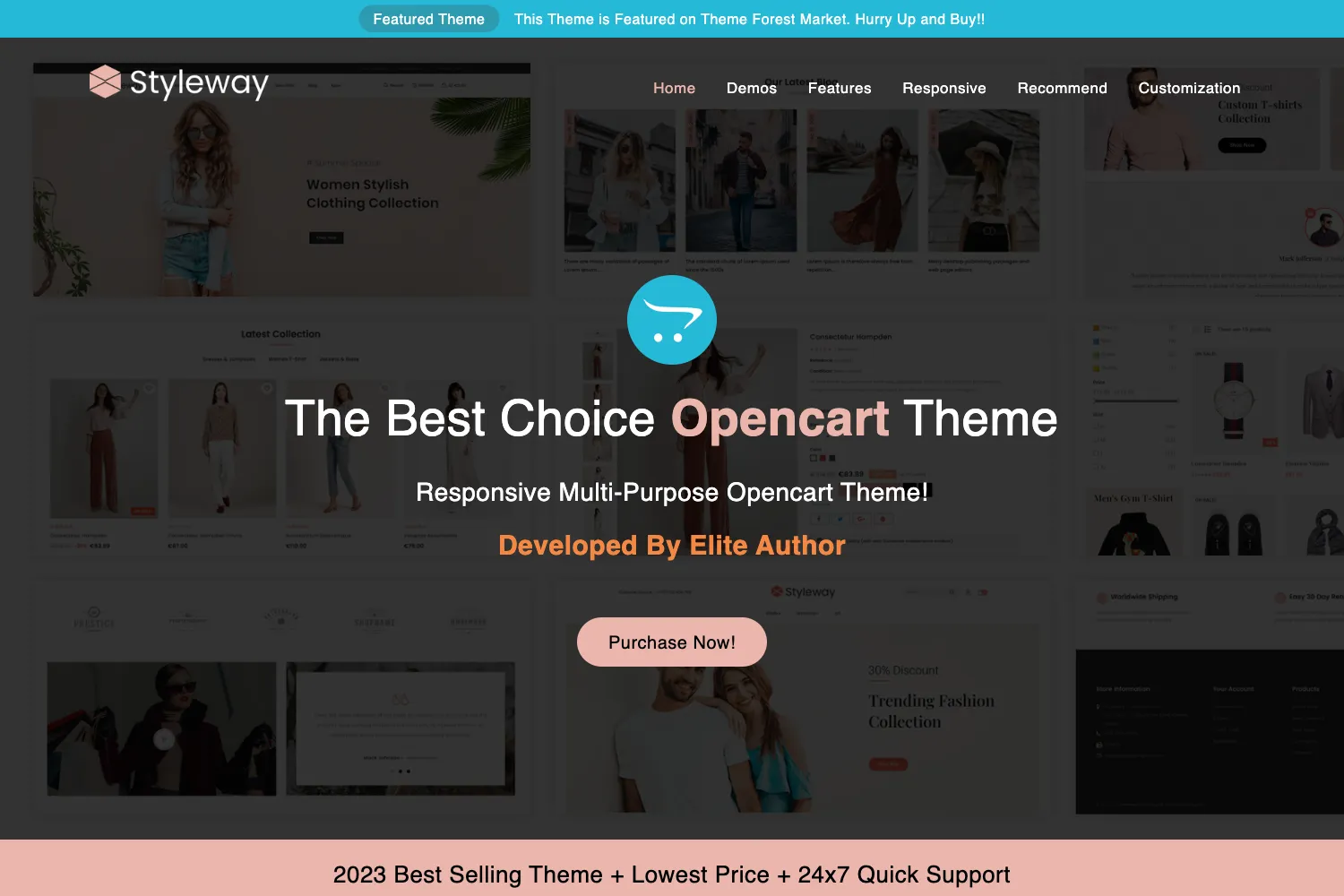 Styleway - Online Fashion OpenCart 3.x Responsive Theme