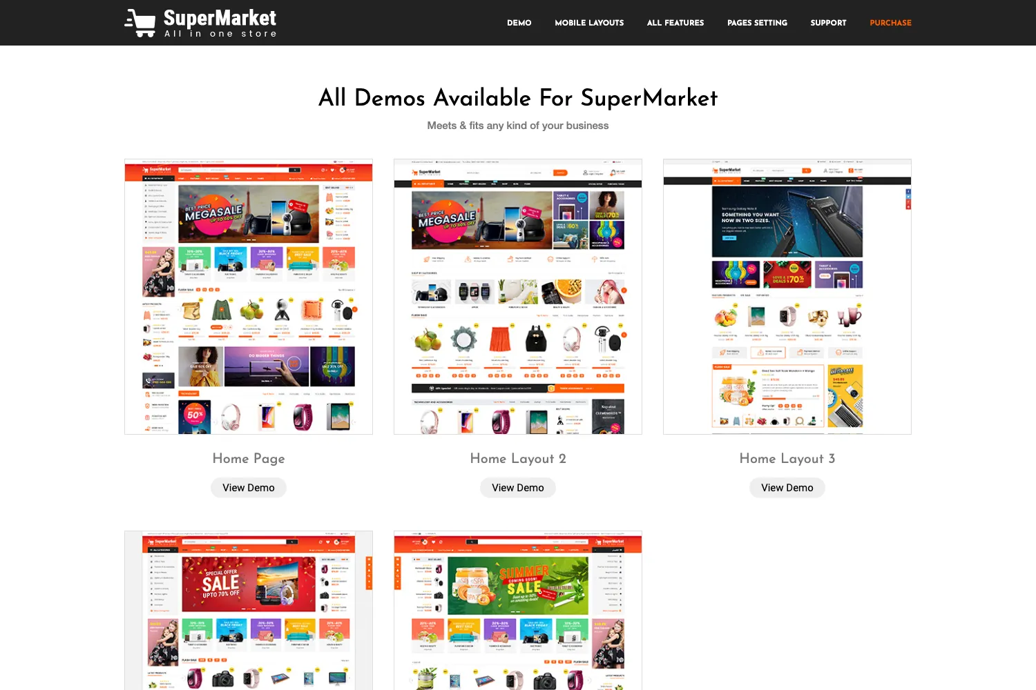 SuperMarket - Multi-purpose Responsive OpenCart 3 Theme (3+ Mobile Layouts Ready)