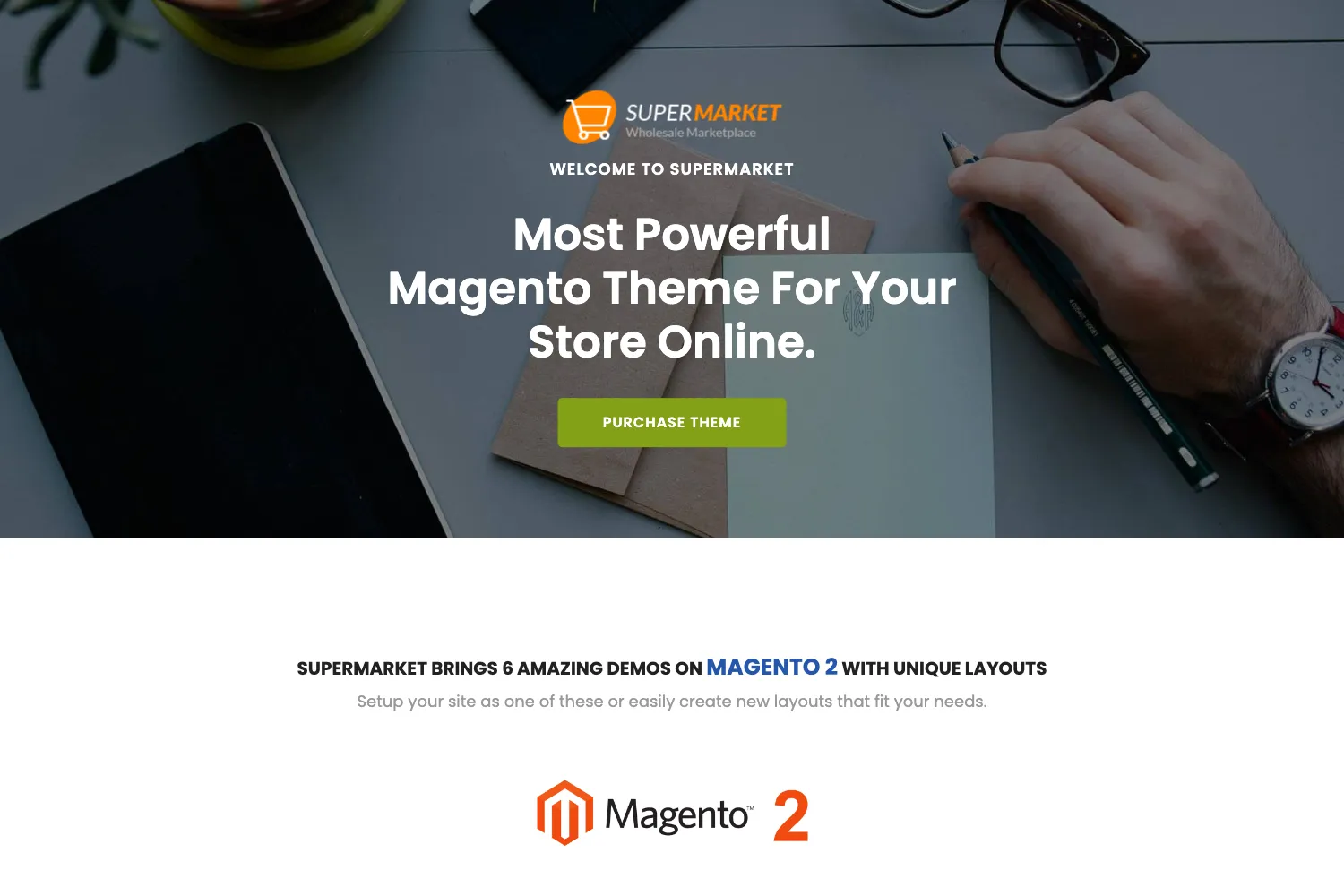 Supermarket Responsive Magento 2 Theme | RTL supported