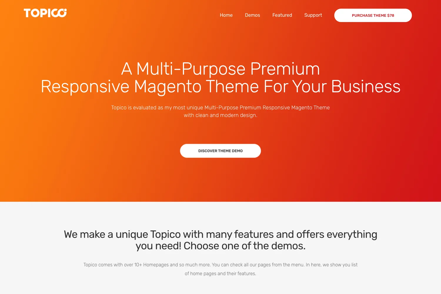Topico - Responsive Magento 2 / Adobe Commerce Theme