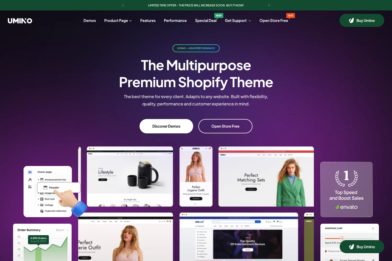 Umino - Multipurpose Shopify Themes OS 2.0 - RTL Support