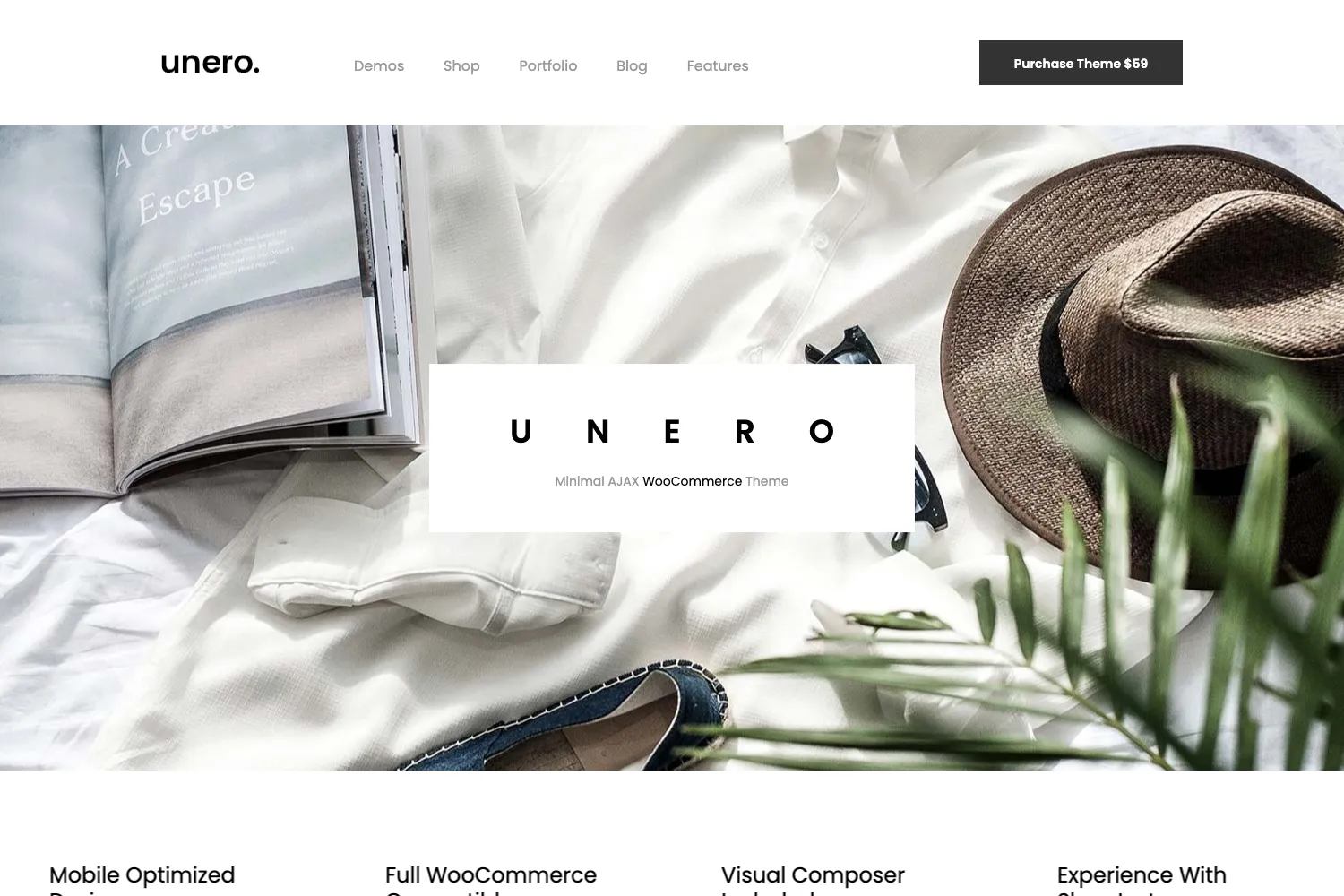 Unero - Minimalist AJAX WooCommerce WordPress Theme