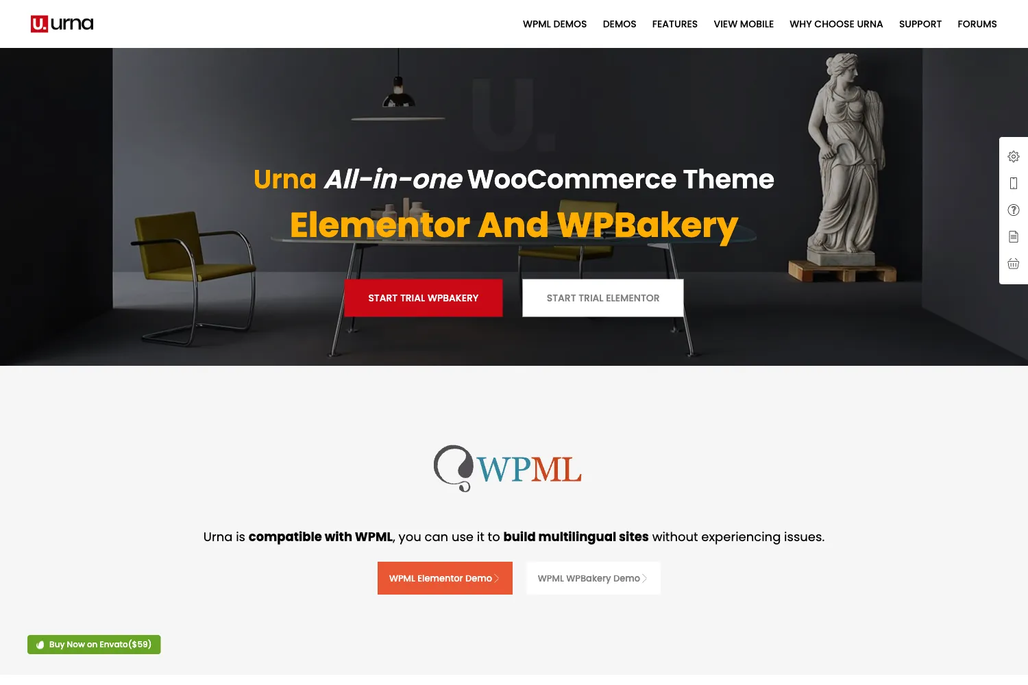 Urna - All-in-one WooCommerce WordPress Theme